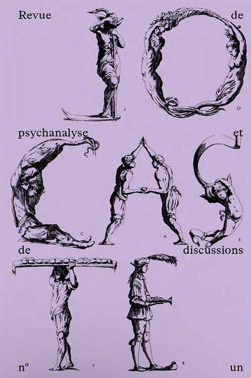 Publication dans la Revue Jocaste n°1.